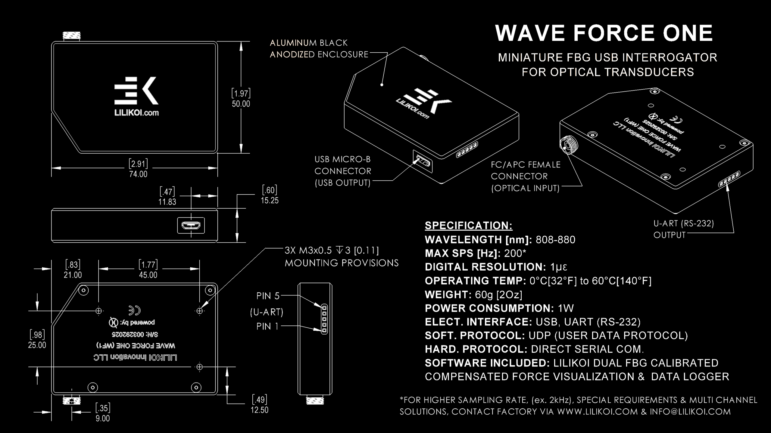 wave force one specification
